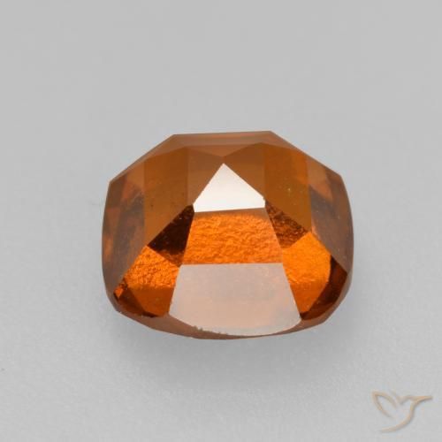 Grenat Hessonite Orange moyen-foncé naturelle Coussin, 2.01 ct, VS-SI