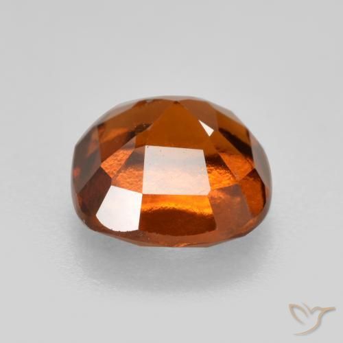 Grenat Hessonite Orange feu naturelle Coussin, 2.08 ct, VS