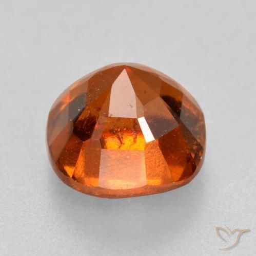 Grenat Hessonite Orange foncé naturelle Coussin, 2.08 ct, SI