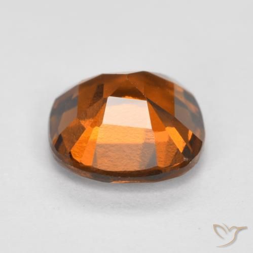 Grenat Hessonite Orange foncé naturelle Coussin, 1.60 ct, VS
