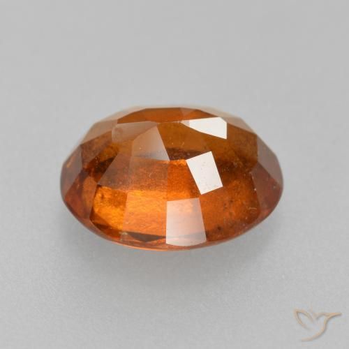 Grenat Hessonite Orange moyen-foncé naturelle ovale, 2.23 ct, VS-SI