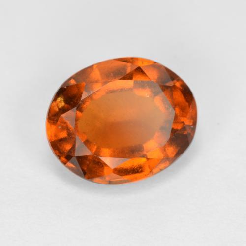 Grenat Hessonite Orange moyen-foncé naturelle Coupe ovale, 2.20 ct, VS-SI