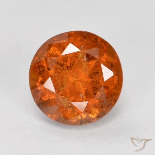 Grenat Hessonite Orange moyen naturelle Tour, 1.71 ct, SI
