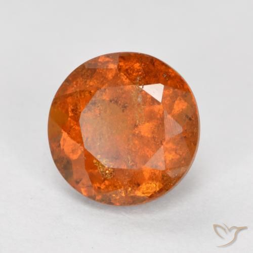 Grenat Hessonite Orange moyen naturelle Tour, 1.71 ct, SI