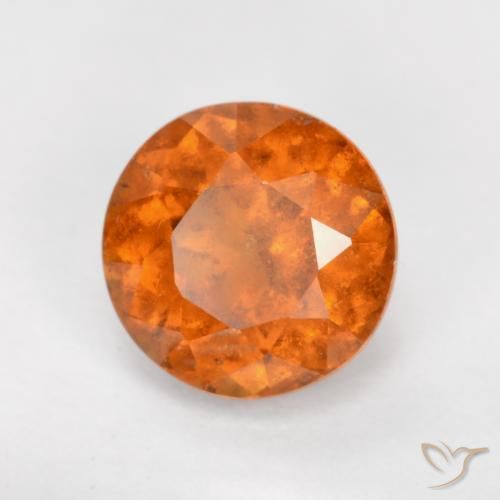 1.56ct Naturel Orange moyen Grenat Hessonite, Tour, SI