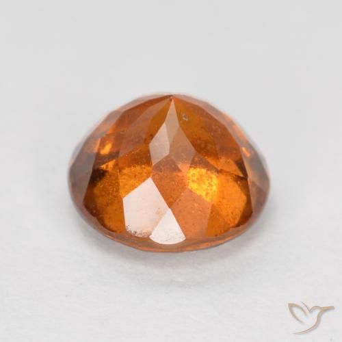 Grenat Hessonite Orange moyen naturelle Tour, 1.56 ct, SI