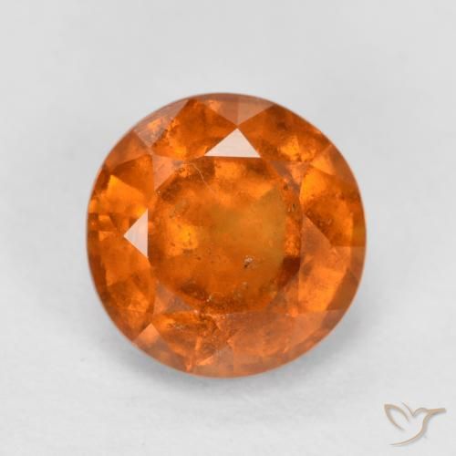 1.64ct Naturel Orange moyen Grenat Hessonite, Tour, SI