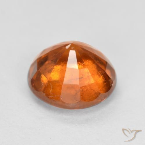 Grenat Hessonite Orange moyen naturelle Tour, 1.64 ct, SI