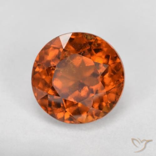 Grenat Hessonite Orange foncé naturelle Tour, 1.76 ct, VS-SI