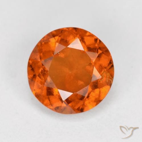 Grenat Hessonite Orange moyen naturelle Tour, 1.55 ct, VS-SI