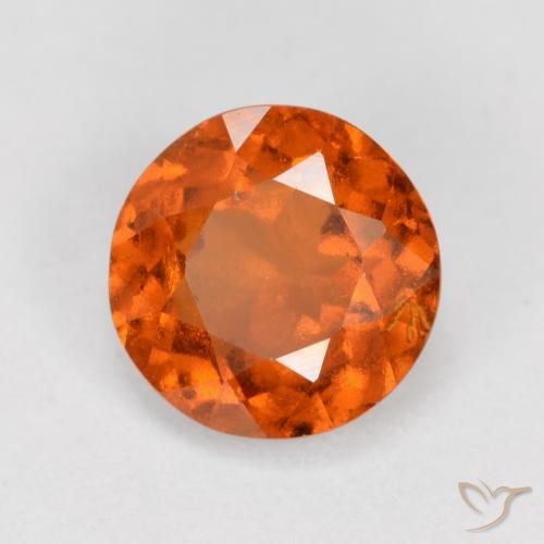 Grenat Hessonite Orange moyen naturelle Tour, 1.55 ct, VS-SI