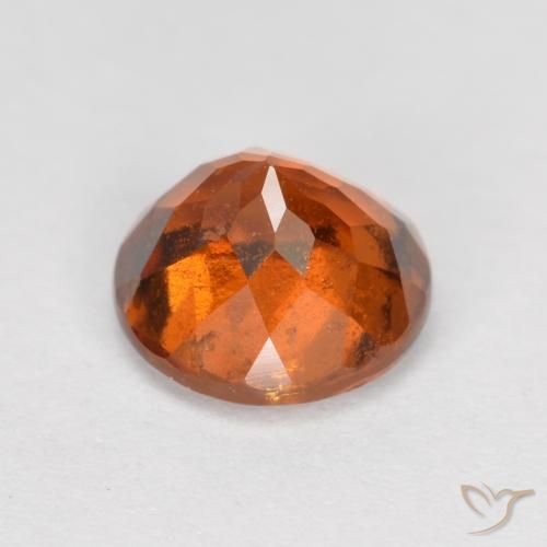 Grenat Hessonite Orange foncé naturelle Tour, 1.50 ct, SI