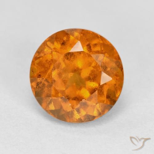 Grenat Hessonite Orange moyen naturelle Tour, 1.61 ct, VS-SI