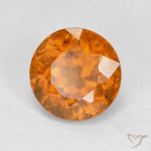 Grenat Hessonite Orange moyen naturelle Tour, 1.61 ct, VS-SI