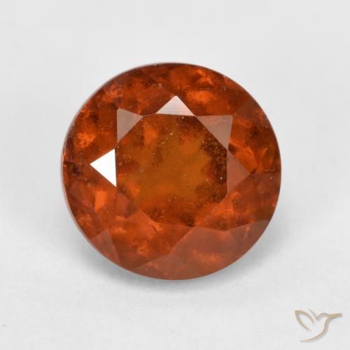 Grenat Hessonite Orange feu naturelle Tour, 1.90 ct, VS-SI