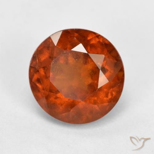 Grenat Hessonite Orange feu naturelle Tour, 1.90 ct, VS-SI