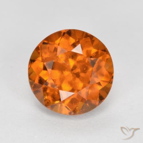 1.59ct Naturel Orange moyen Grenat Hessonite, Tour, VS
