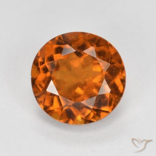 Grenat Hessonite Orange foncé naturelle Tour, 1.46 ct, VS