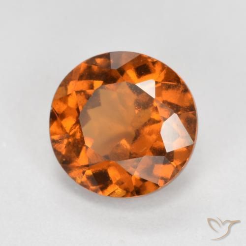 Grenat Hessonite Orange foncé naturelle Tour, 1.46 ct, VS
