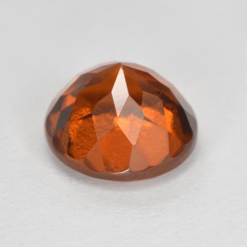 Grenat Hessonite Orange moyen naturelle Coupe roude, 1.71 ct, VS