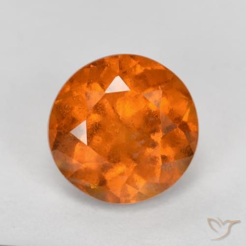 Grenat Hessonite Orange foncé naturelle Tour, 1.69 ct, SI