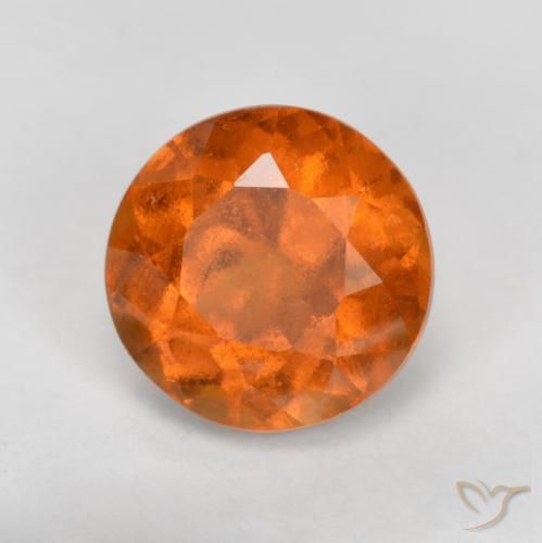 Grenat Hessonite Orange foncé naturelle Tour, 1.69 ct, SI