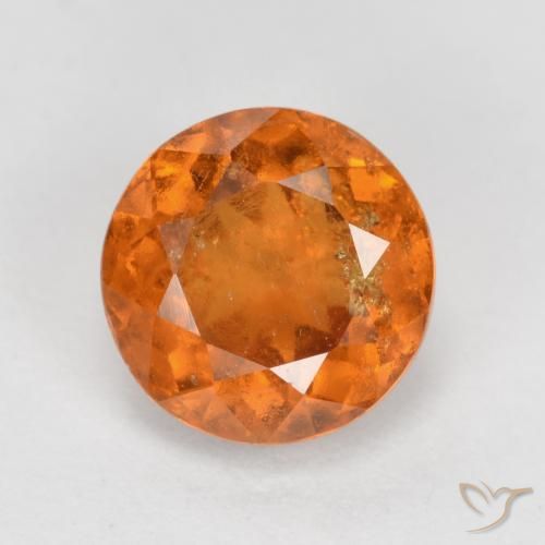 1.79ct Naturel Orange moyen Grenat Hessonite, Tour, SI
