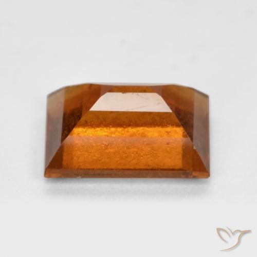 Grenat Hessonite Orange foncé naturelle Baquette, 1.89 ct, VS-SI