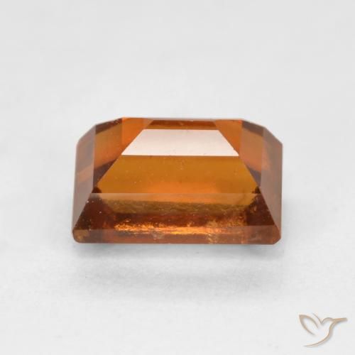 Grenat Hessonite Orange moyen-foncé naturelle Baquette, 1.22 ct, VS
