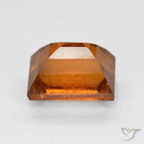 Grenat Hessonite Orange foncé naturelle Baquette, 1.29 ct, VS