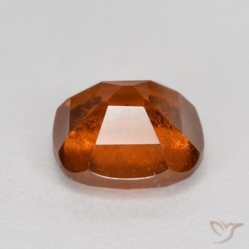Grenat Hessonite Ambre orange naturelle Coussin, 1.89 ct, SI