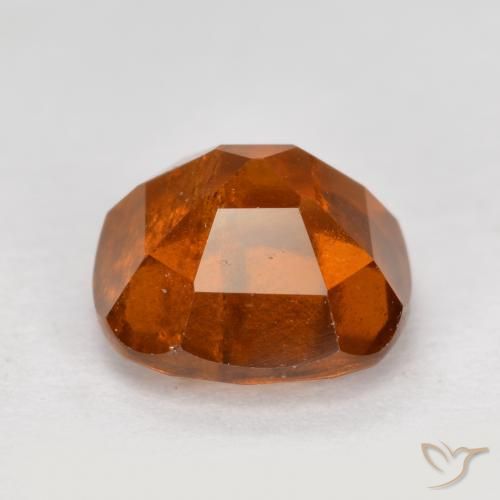 Grenat Hessonite Ambre orange naturelle Coussin, 2.16 ct, SI