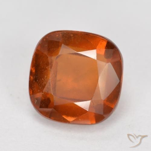 Grenat Hessonite Ambre orange naturelle Coussin, 2.32 ct, VS-SI