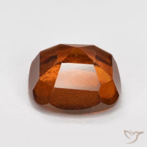 Grenat Hessonite Orange foncé naturelle Coussin, 2.16 ct, VS-SI