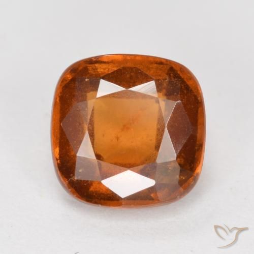 1.96ct Naturel Orange moyen-foncé Grenat Hessonite, Coussin, VS-SI
