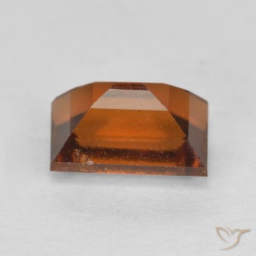 Grenat Hessonite Orange foncé naturelle Baquette, 1.09 ct, VS