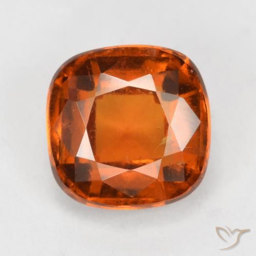 Grenat Hessonite Orange moyen naturelle Coussin, 2.47 ct, VS-SI