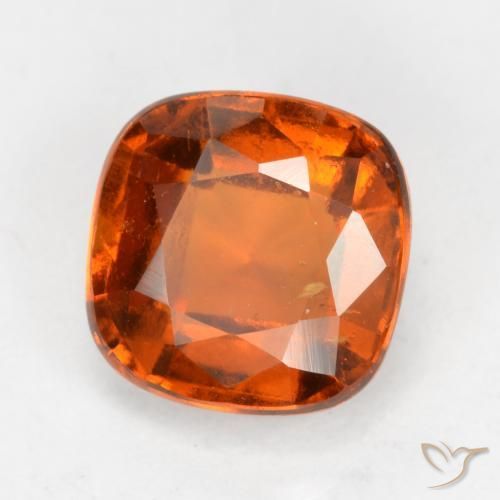 Grenat Hessonite Orange moyen naturelle Coussin, 2.47 ct, VS-SI