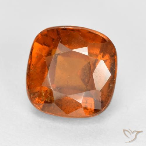 Grenat Hessonite Orange moyen naturelle Coussin, 2.27 ct, VS-SI