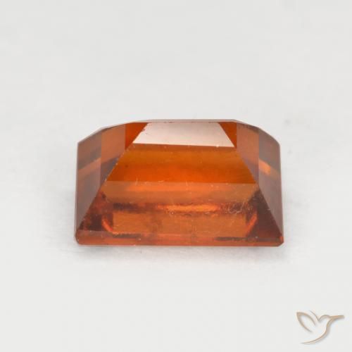 Grenat Hessonite Orange foncé naturelle Baquette, 1.10 ct, VS