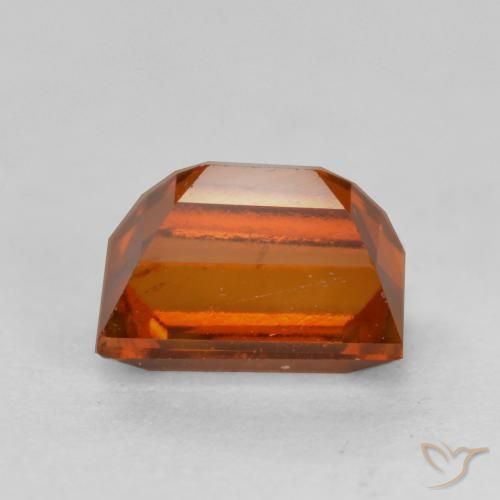 Grenat Hessonite Orange foncé naturelle Baquette, 1.05 ct, VS