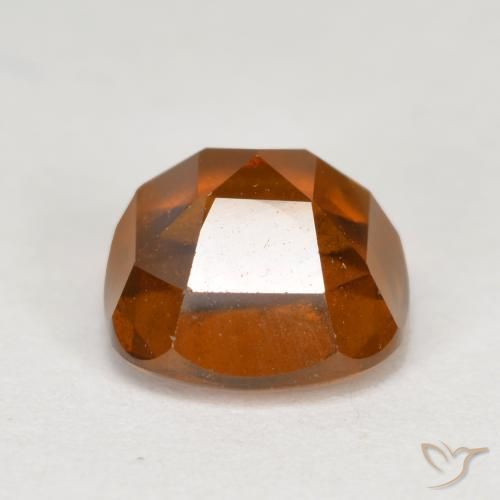 Grenat Hessonite Orange moyen-foncé naturelle Coussin, 2.21 ct, VS