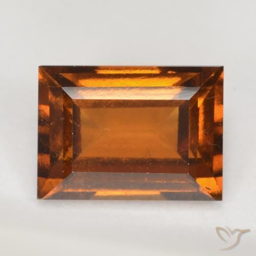 Grenat Hessonite Orange moyen naturelle Baquette, 2.23 ct, VVS-VS