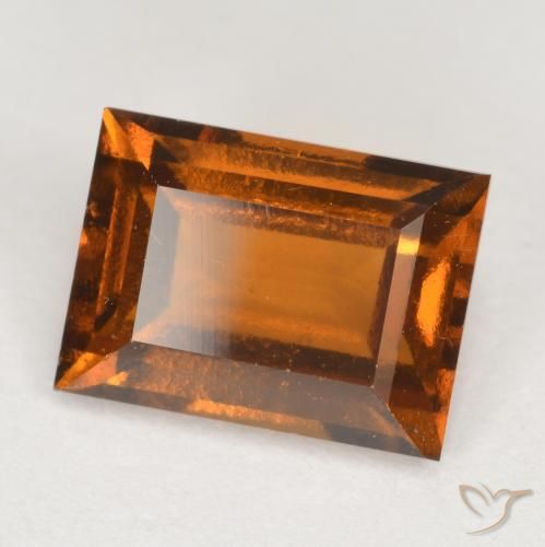 Grenat Hessonite Orange moyen naturelle Baquette, 2.23 ct, VVS-VS