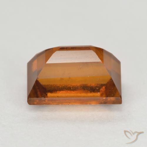 Grenat Hessonite Orange moyen-foncé naturelle Baquette, 1.36 ct, VS