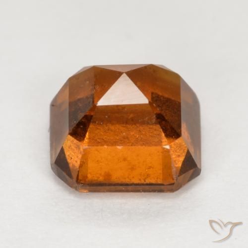 Grenat Hessonite Orange moyen-foncé naturelle Octogone / coupe Émeraude, 1.58 ct, VS-SI