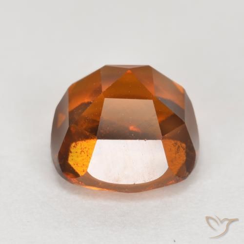 Grenat Hessonite Orange moyen-foncé naturelle Coussin, 2.45 ct, VS