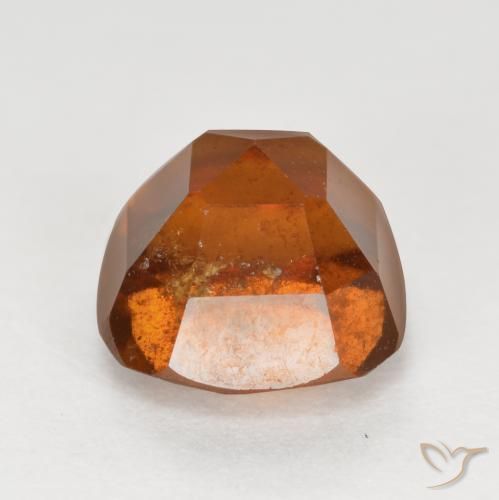 Grenat Hessonite Ambre orange naturelle Coussin, 2.41 ct, SI
