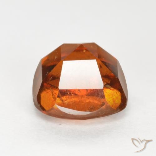 Grenat Hessonite Orange moyen-foncé naturelle Coussin, 2.40 ct, SI