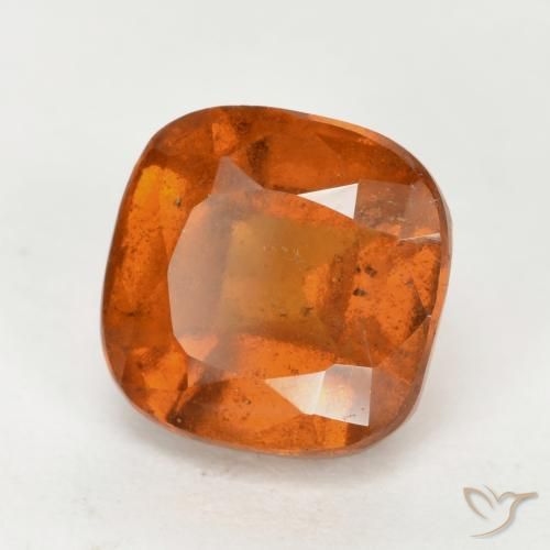 Grenat Hessonite Orange moyen naturelle Coussin, 2.55 ct, VS-SI